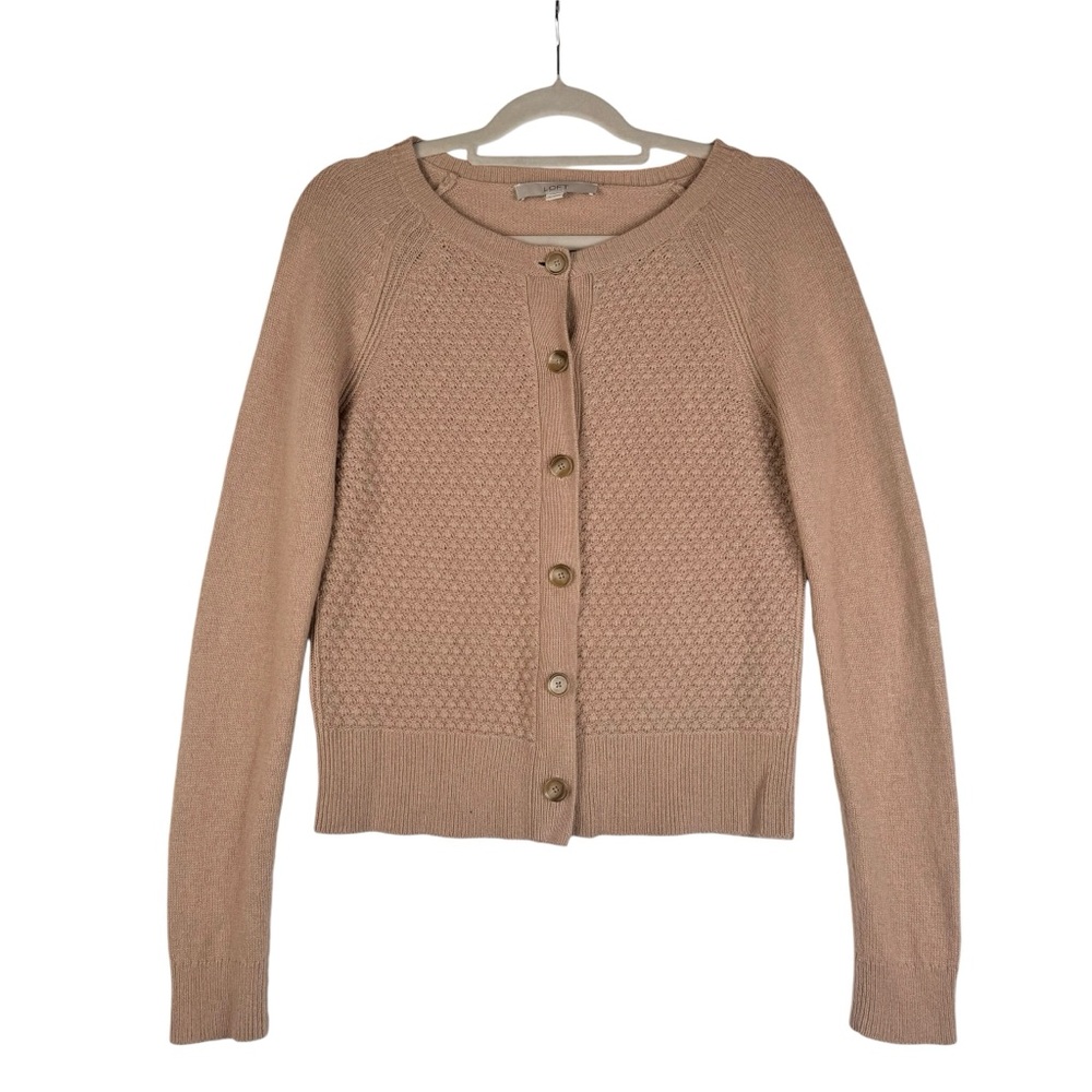 Loft Women’s Wool Button Down Cardigan Size Medium